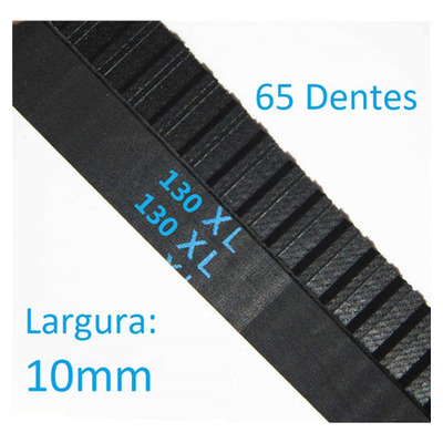 Correia 130xl 65 Dentes Sincronizada Dentada - 10mm Largura