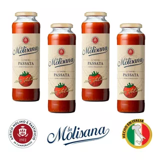 Salsa Passata Tomate La Molisana Italia 690gr - Pack X 4