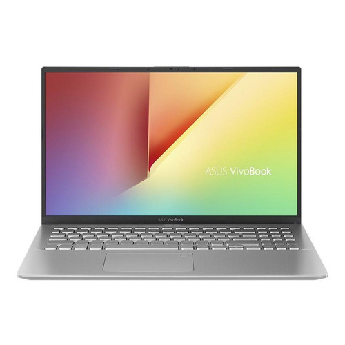Laptop  Asus VivoBook F512JA gray 15.6", Intel Core i3 1005G1  8GB de RAM 128GB SSD, Intel UHD Graphics 1920x1080px Windows 10 Home