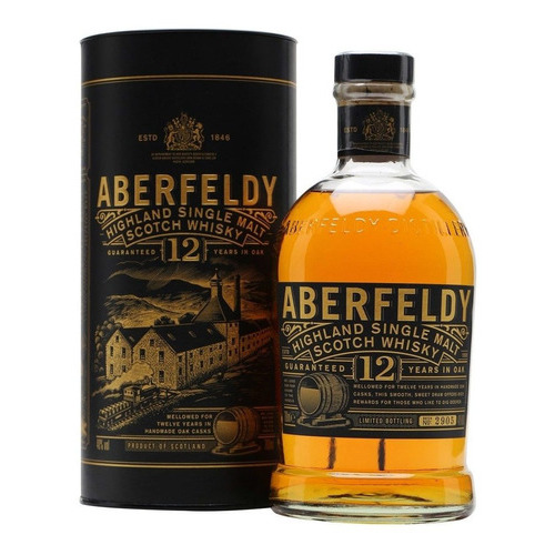 Whisky Single Malt Aberfeldy 12 Años 40%abv Origen Escocia