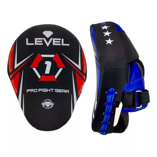 Manoplas De Box Level Cachagolpes Curvo Pro Mma Boxeo 1 Par 