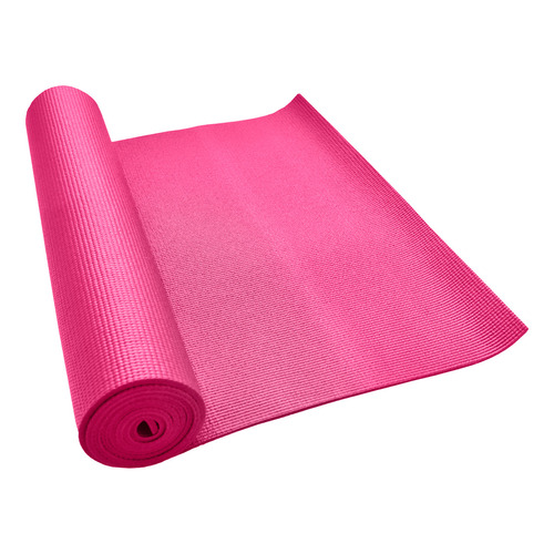 Yoga Mat Eco Friendly 6mm Reales + Bolso De Transporte Color Rosa