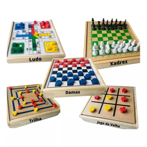 JOGO DAMA E TRILHA - MINI TOYS*