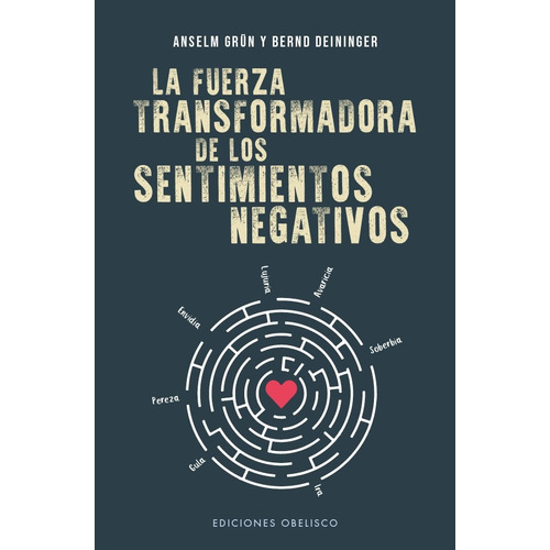 La fuerza transformadora de los sentimientos negativos, de Grün, Anselm. Editorial Ediciones Obelisco, tapa blanda en español, 2020