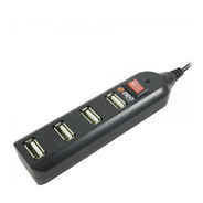 Hub Usb 4 Puertos 2.0 Compatible Universal Y Switch On/off
