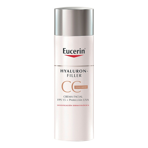 Eucerin Hyaluron Filler Cc Cream Color Antiedad Antiarrugas