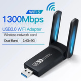 Adaptador Usb 3.0 Wireless Dual Band 5ghz 2.4ghz Antena Wifi