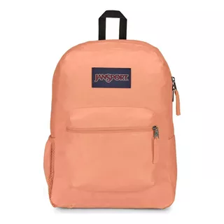 Mochila Jansport Cross Town Urbana 26l Lts Poliéster Colores Color Peach Neon