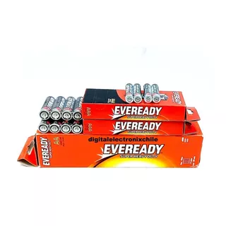 Caja Eveready Doble Aa + Triple Aaa 1.5v Total 100 Unidades