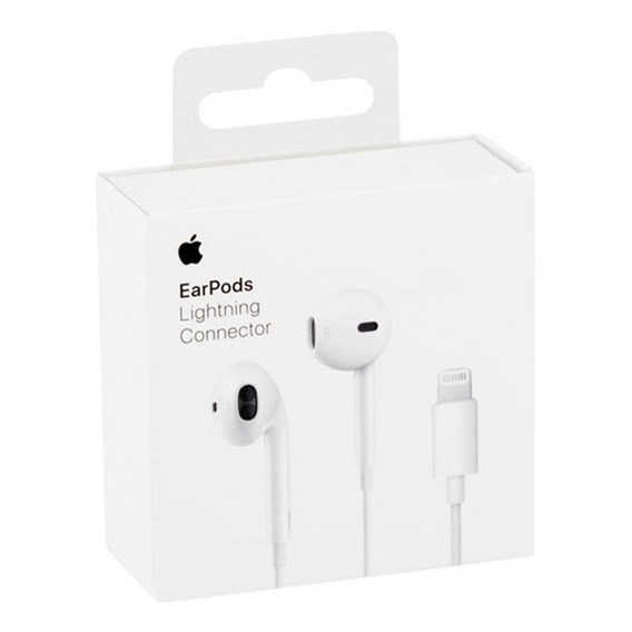 Audífonos Earpods Lightning Apple Original iPhone 12 13 Pro