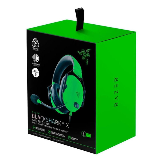 Audifono Gamer Razer Blackshark V2 X 7,1 Green Edition