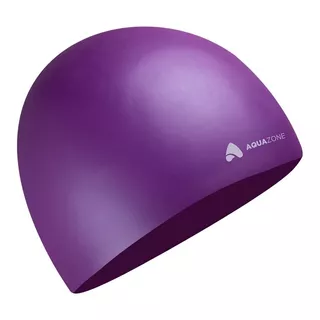 Gorra De Silicon Aqua Zone Lisa Morado