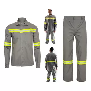 Conjunto Uniforme Epi Nr10 Faixa Refletiva Construçao Civil