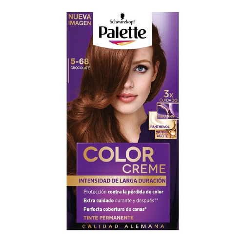 Tinte Palette Color Creme 5-68 Chocolate Larga Duración
