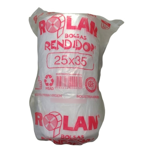 Rollo Arranque Polietileno Rolan 25x35 Rendidor