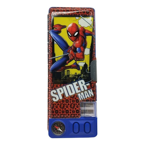 Cartuchera Mecanica Escolar Spiderman Comic Marvel Cresko