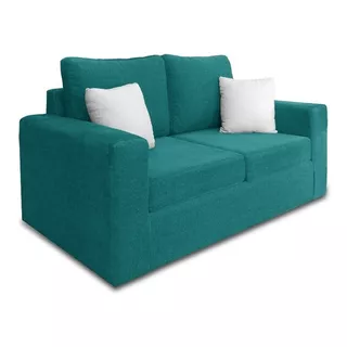 Sillon Sofa Cubo 2 Cuerpos Chenille Premium