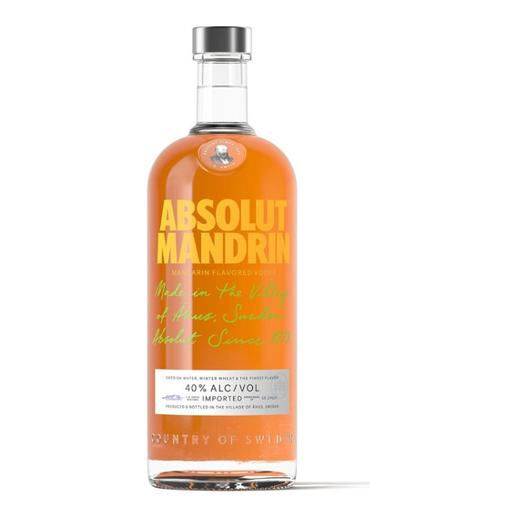 Vodka Absolut Mandrin mandarina suecia botella de 700ml