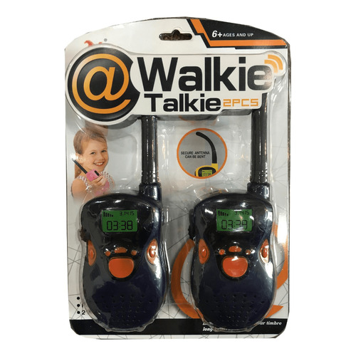 Walkie Talkie Intercomunicador Antena Flexible Ck 0083 Color Azul