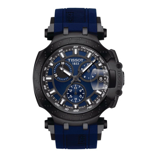 Reloj Tissot T-race Chronograph Azul T115.417.37.041.00 Color de la correa Azul marino