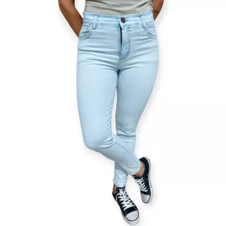 Jeans Mujer Sisa Mili Chupin Elastizado Tiro Alto
