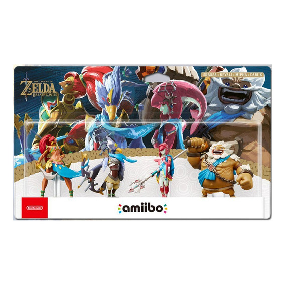 Amiibo Urbosa Revali Mipha Daruk Zelda Breath Of The Wild