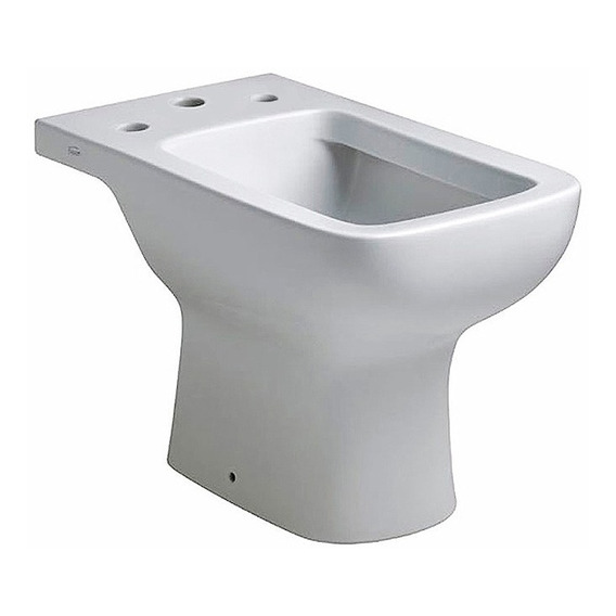 Bidet Ferrum Trento 3ag Para Grifería 3 Llaves Loza Blanco