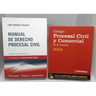 Pack Manual Derecho Procesal Y Código Procesal Civil Nación