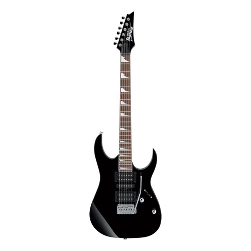 Guitarra eléctrica para zurdo Ibanez RG GIO GRG170DX de álamo black night con diapasón de amaranto