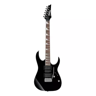 Guitarra Eléctrica Ibanez Rg Gio Grg170dx De Álamo Black Night Con Diapasón De Amaranto