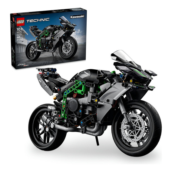 Lego Technic Moto Kawasaki Ninja H2r Set De Construcción