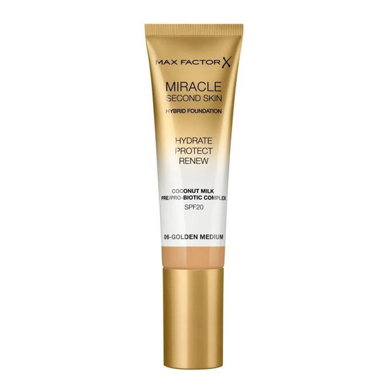 Base Max Factor Miracle Second Skin Ma - mL a $1938