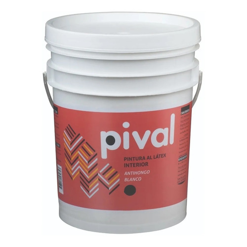 Latex Interior Tersuave Pival Antihongo X 20lts Acabado Mate Color Blanco