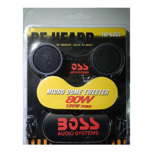 Tweeters De Domo Boss 80w Max 120w Boss Audio Old School F Color Negro