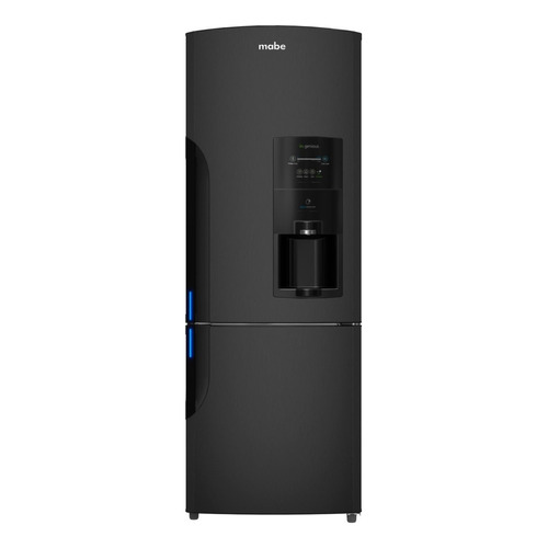 Refrigerador auto defrost Mabe Diseño RMB400IBMRP0 black stainless steel con freezer 400L