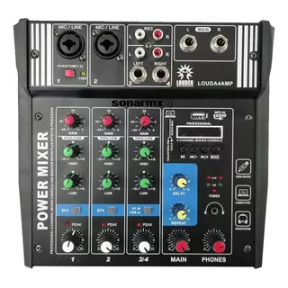 Consola Louder Louda4amp De Mezcla 100v/240v