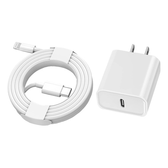  Cargador Para Celular iPhone / iPad Carga Rápida + Cable 