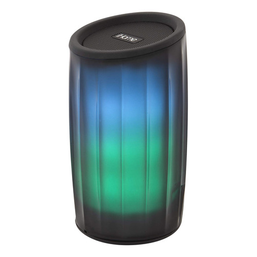 Ihome Playglow Color Changing Bluetooth Rechargeable Speake. Color Black