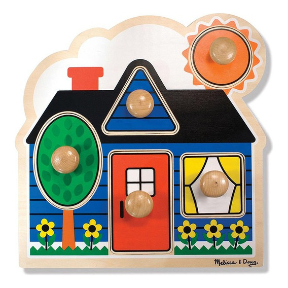 Rompecabezas Melissa & Doug Primeras Formas Para Aprendizaje