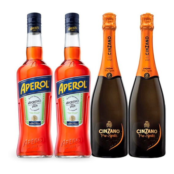 Aperol 2 + 2 Champagne Prosseco Spritz De Italia. Quirino
