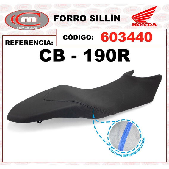 Sillín Para Honda Cb 190 R (solo Forro Y Espuma)