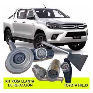 Kit Seguridad Llanta De Refacción Toyota Hilux - 2012 En Ade