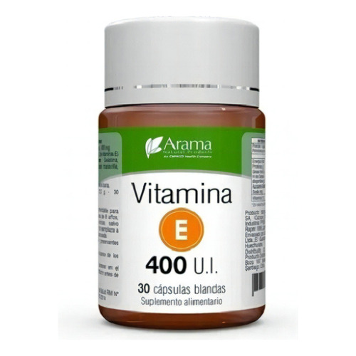Vitamina E 30 Capsulas Blandas 400 Mg