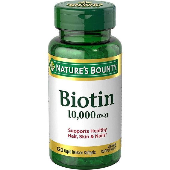 Biotina 10000 Mcg 120 Cápsulas