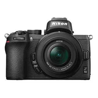  Nikon Kit Z 50 + Lente 16-50mm Vr Mirrorless Cor  Preto