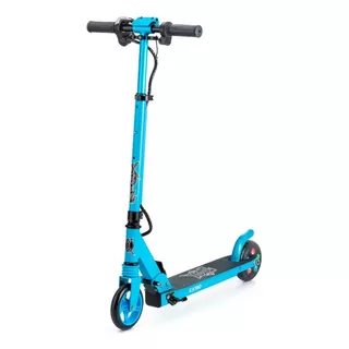 Scooter Eléctrico Plegable Azul Equipado 16 Km/h Xootz