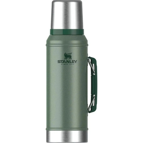 Termo Stanley Classic Legendary Bottle 1.0 QT de acero inoxidable hammertone green