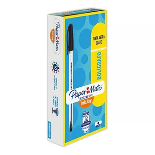 Boligrafos Papermate Kilometrico 12 Unidades