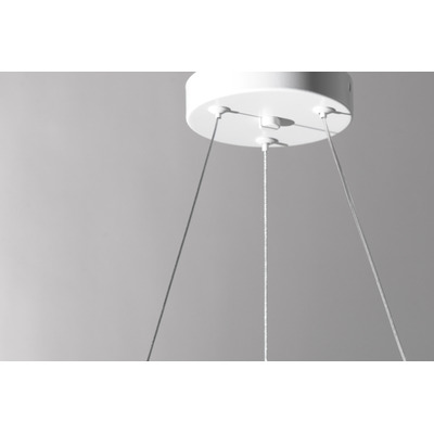 Colgante Led York Blanco Control Remoto 45w Moderno Lk