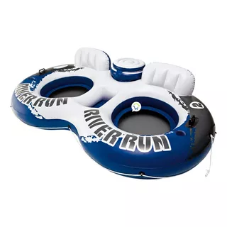 Flotador Doble Inflable Hielera Y Portavasos Piscina 58837eu